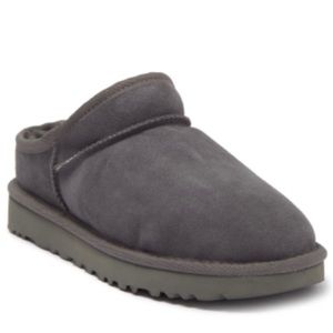 Grey UGG Classic Slippers